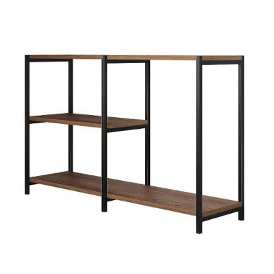 Aparador Industrial Artesania Preto E Imbuia 120cm