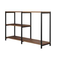 Aparador Industrial Artesania Preto E Imbuia 120cm - 1