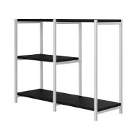 Aparador Industrial Artesania Branco E Preto 95cm - 1