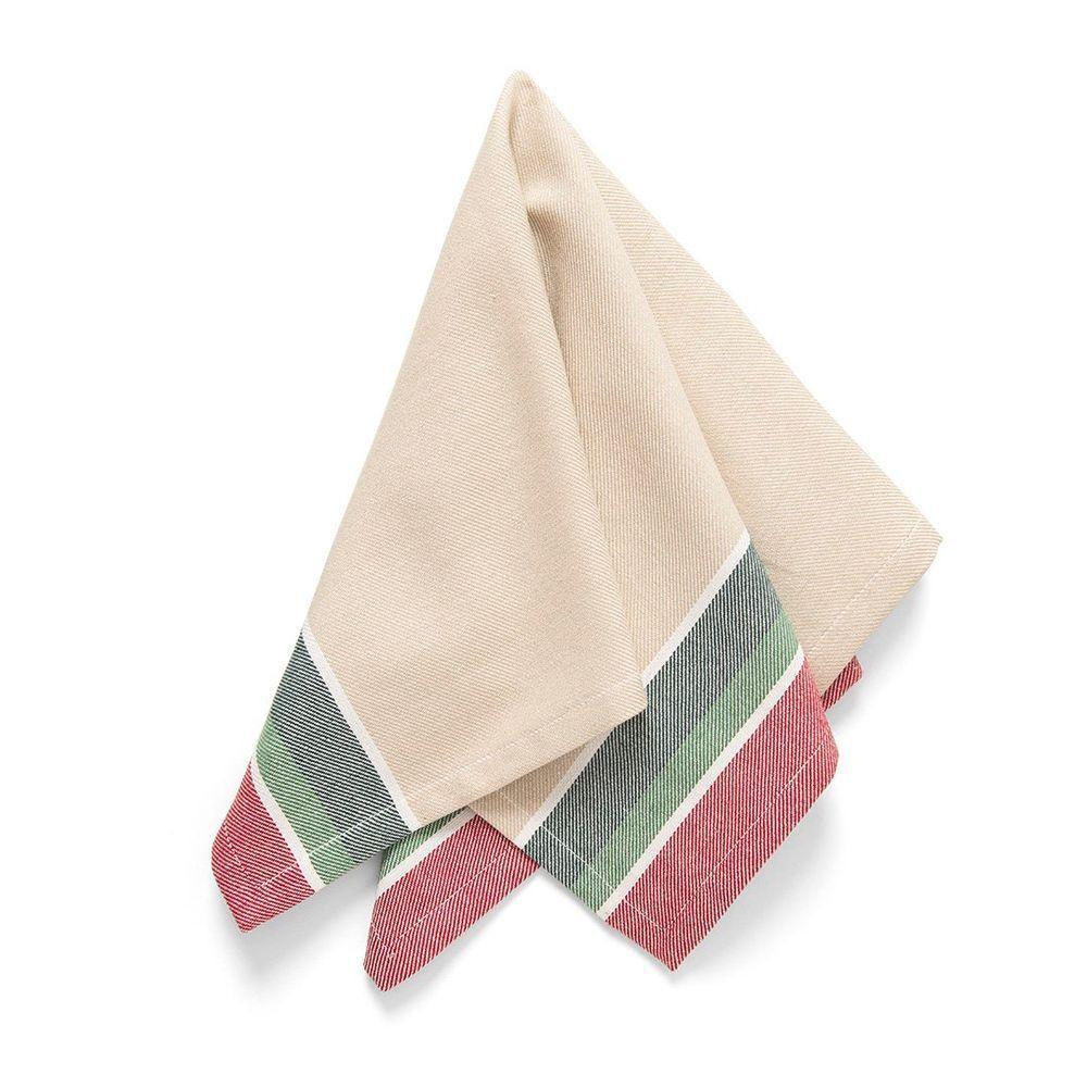 Guardanapo Copa E Cia Avulso Holiday Natural Com Listras - 1