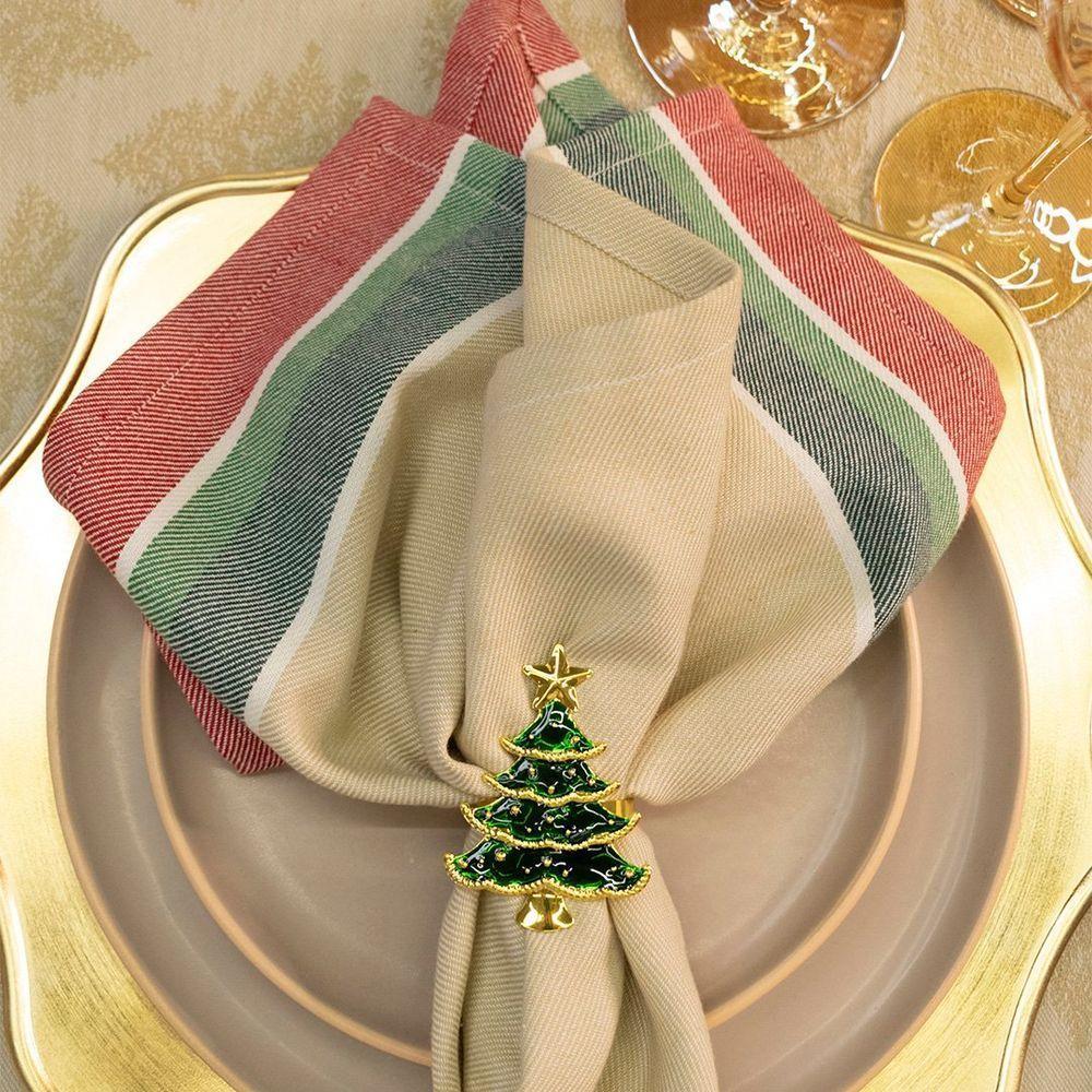 Guardanapo Copa E Cia Avulso Holiday Natural Com Listras - 4