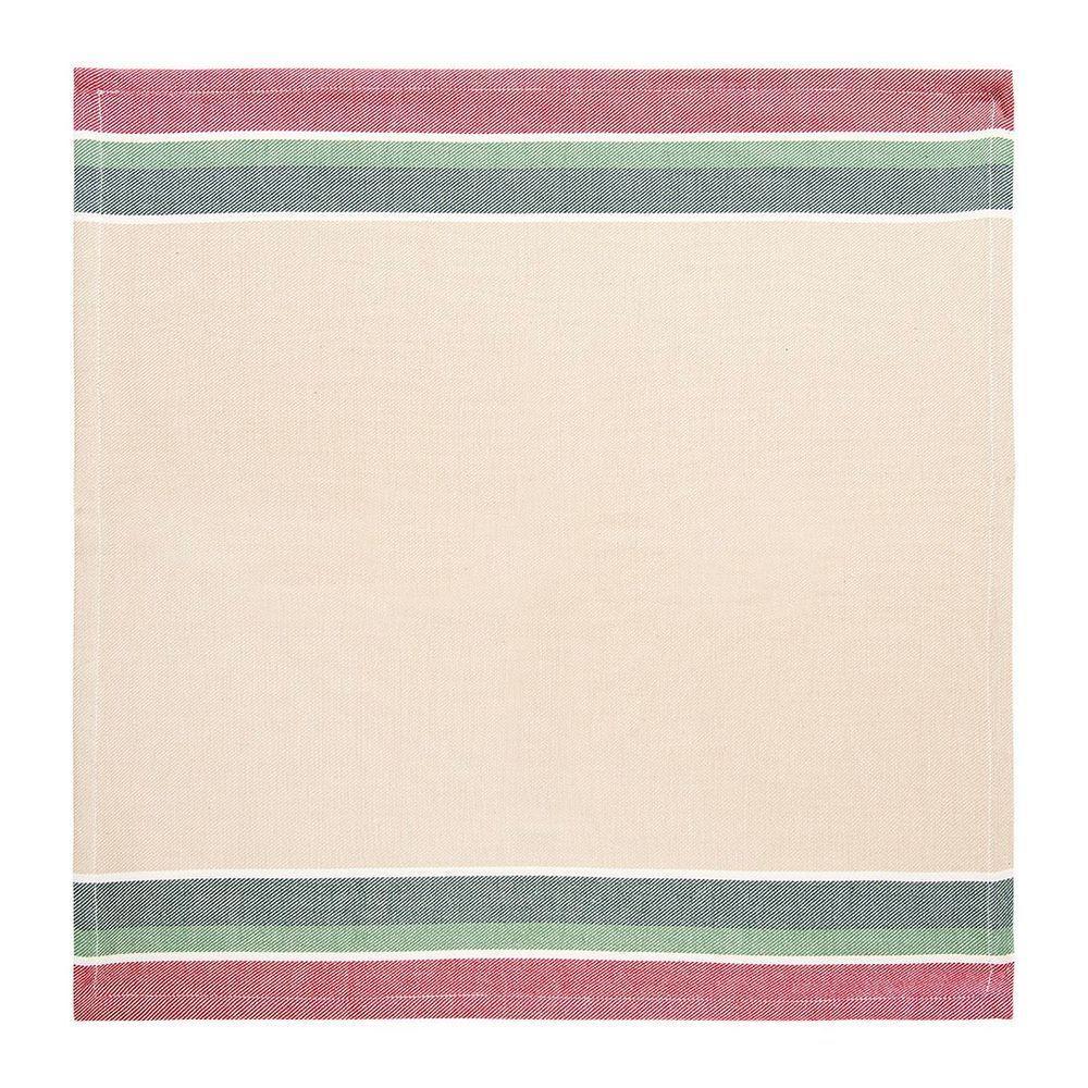 Guardanapo Copa E Cia Avulso Holiday Natural Com Listras - 6