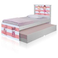 Bicama Juvenil Adesivada Bailarinas Com Colchões - 1