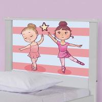 Bicama Juvenil Adesivada Bailarinas Com Colchões