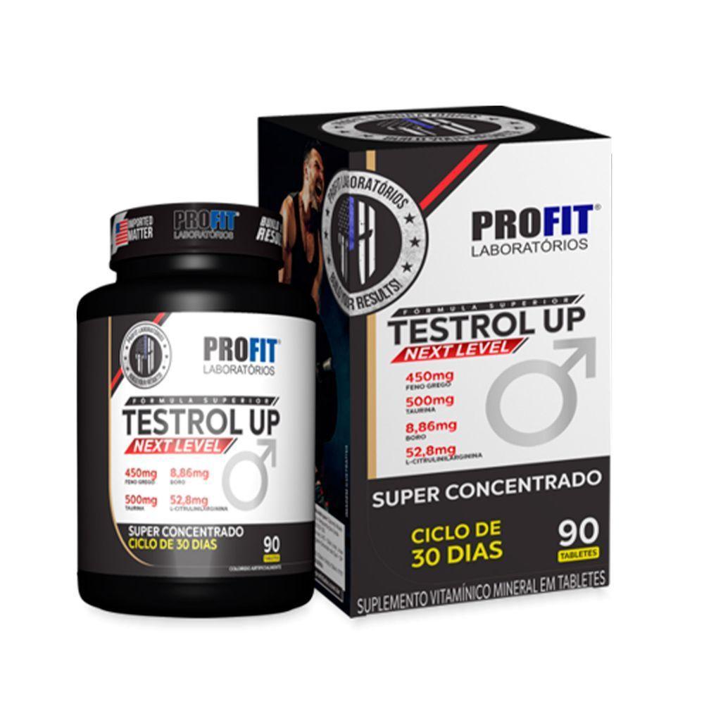 Suplemento Vitaminico Testrol Up 90 Tabletes Profit - 1