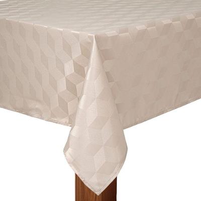 Toalha De Mesa Copa E Cia Versatile Aretha Retangular 6 Lugares- 160 X 220 Cm Taupe