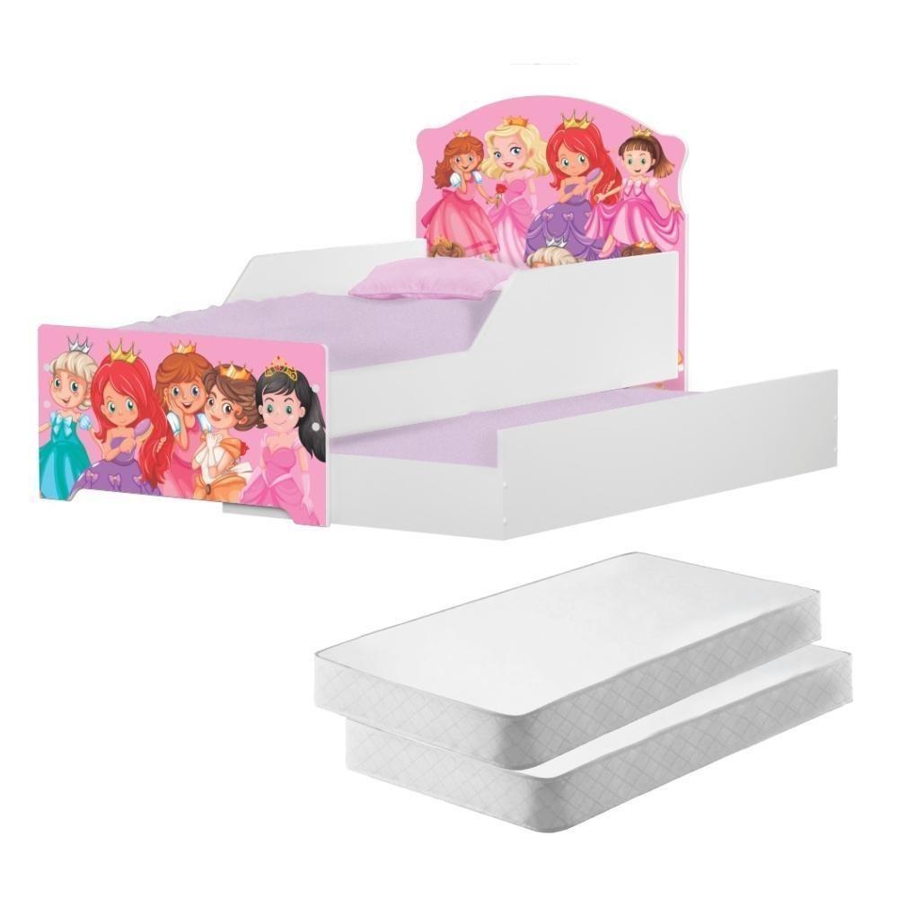 Bicama Infantil Uly Princesas Com Colchões - 1