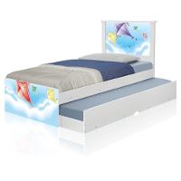 Bicama Juvenil Adesivada Pipas Com Colchões - 1