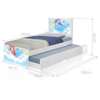 Bicama Juvenil Adesivada Pipas Com Colchões - 2