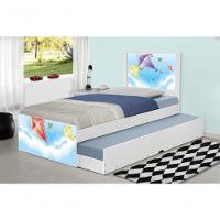 Bicama Juvenil Adesivada Pipas Com Colchões - 3