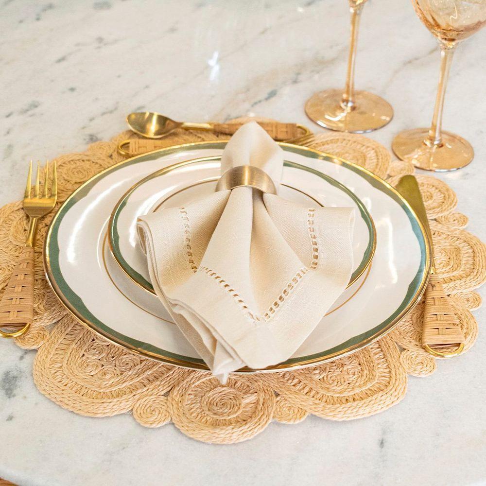 Guardanapo Copa E Cia 4 Peças Desiree Natural - 3