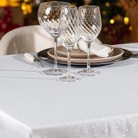 Toalha De Mesa Copa E Cia Versatile Leah Silver - 6 Lugares Retangular - 2