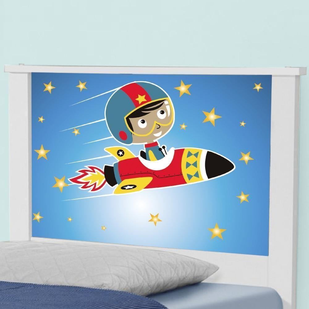 Bicama Juvenil Adesivada Astronauta Com Colchões - 4