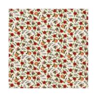 Guardanapo Copa E Cia 4 Peças Home 45x45cm Natal Flor De Natal - 5