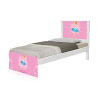 Cama Solteiro Adesivada Bailarina Clássica Com Colchão - 1