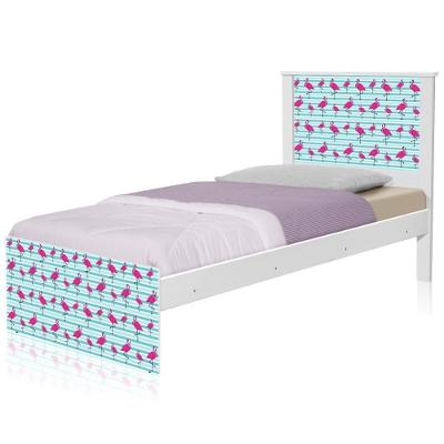 Cama Juvenil Barcelona Flamingos Com Colchão