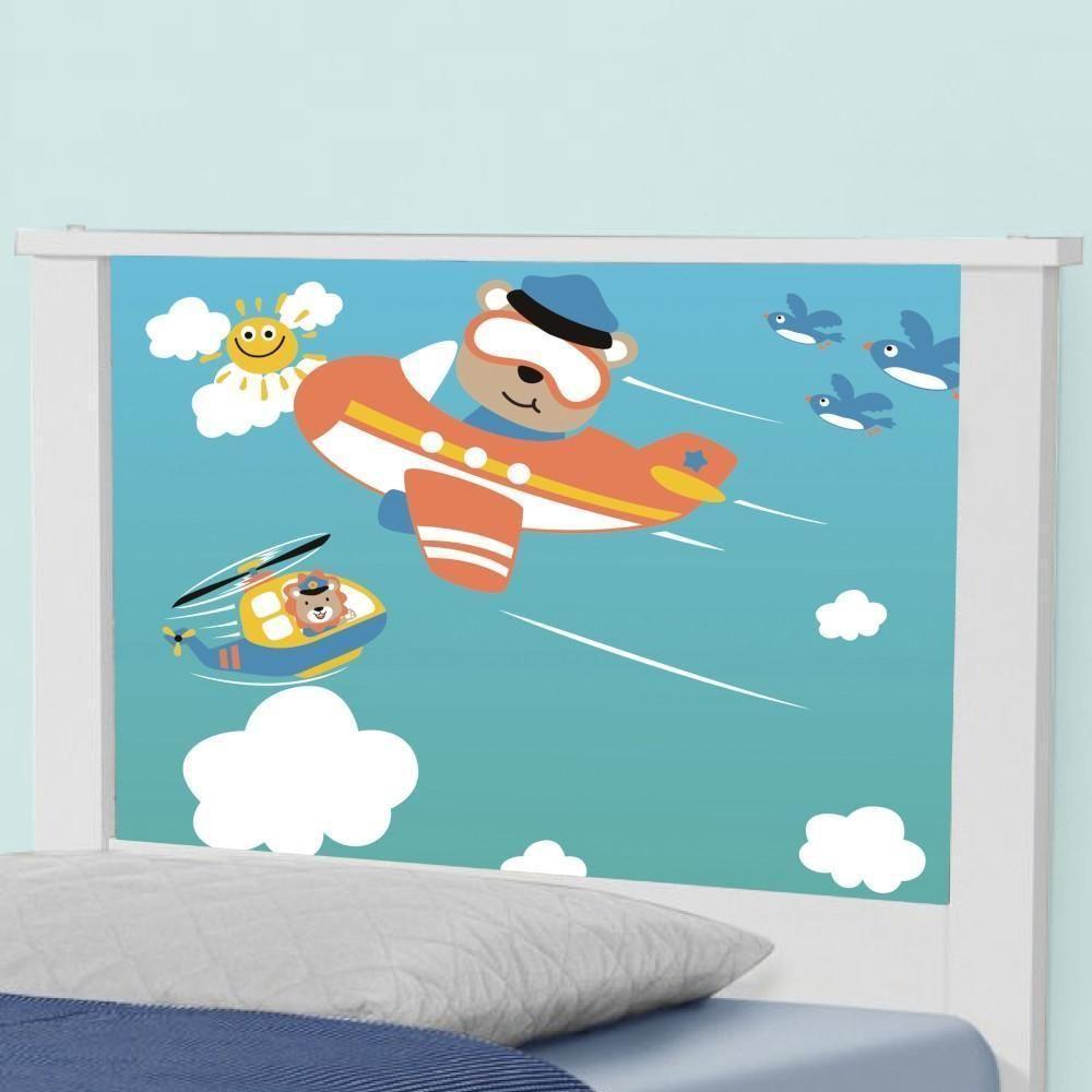 Bicama Juvenil Adesivada Patrulha Animal Com Colchões - 4