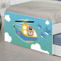 Bicama Juvenil Adesivada Patrulha Animal Com Colchões - 5