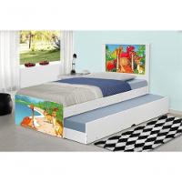 Bicama Juvenil Adesivada Terra Dos Dinossauros Com Colchões - 3