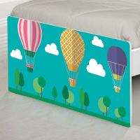 Cama Solteiro Adesivada Balão No Céu Com Colchão - 5