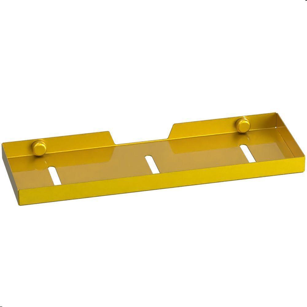 Suporte Porta Shampoo Prateleira Dourado De Parede Plus - 1