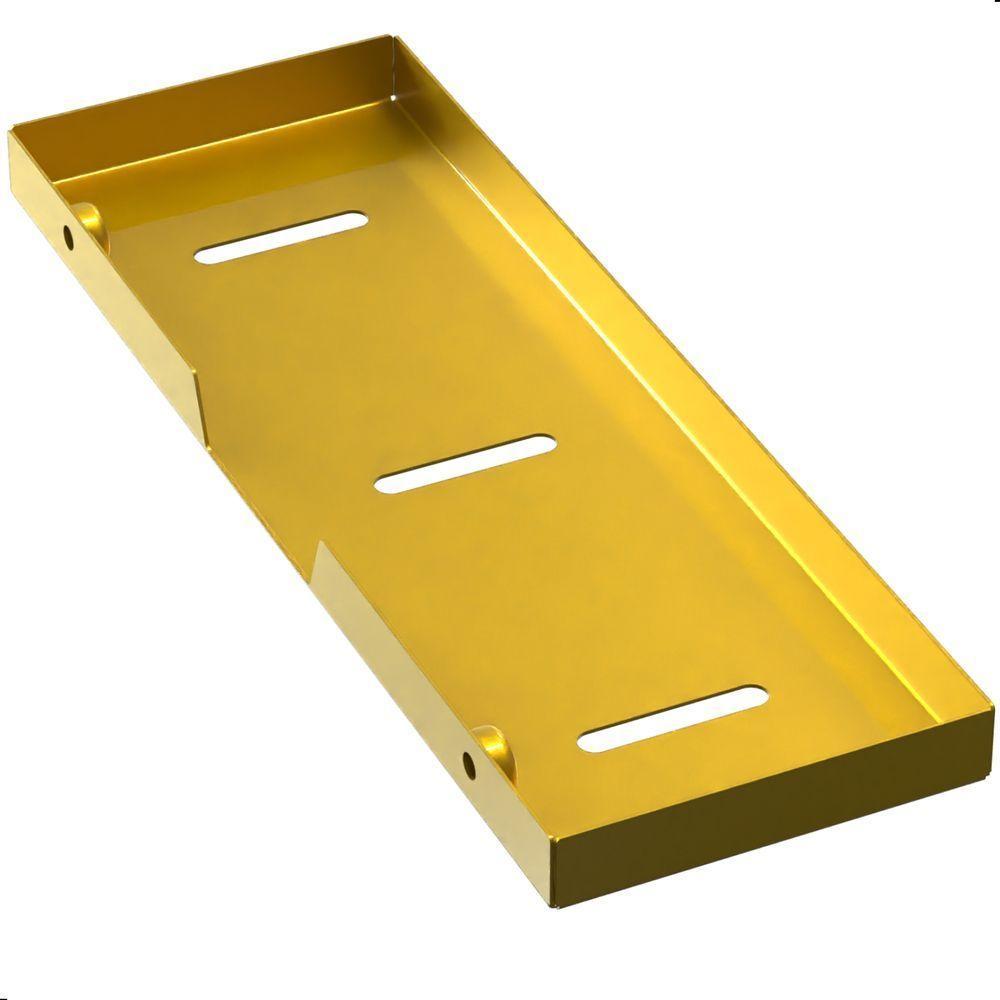 Suporte Porta Shampoo Prateleira Dourado De Parede Plus - 4