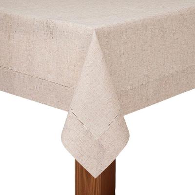 Toalha De Mesa Copa E Cia Miami Natural - Quadrada 8 Lugares - 220 X 220 Cm