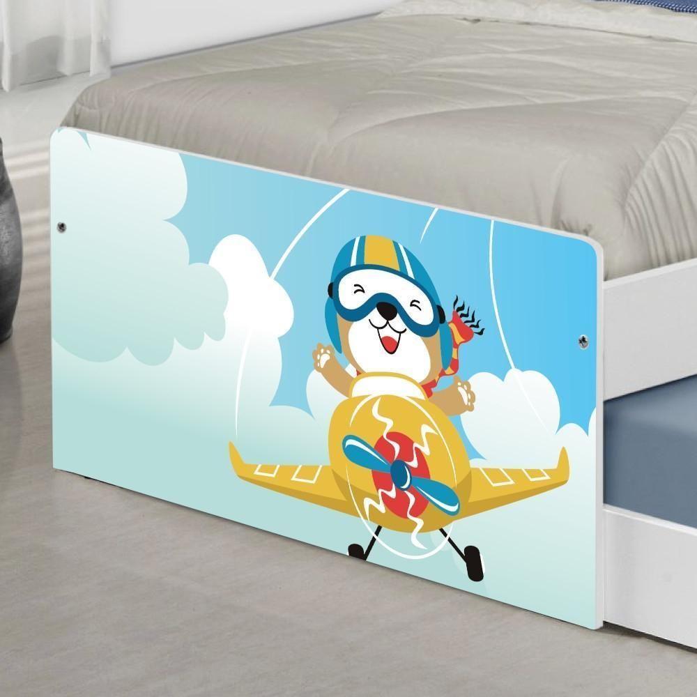 Bicama Juvenil Adesivada Ursinho Patrulheiro Com Colchões - 4