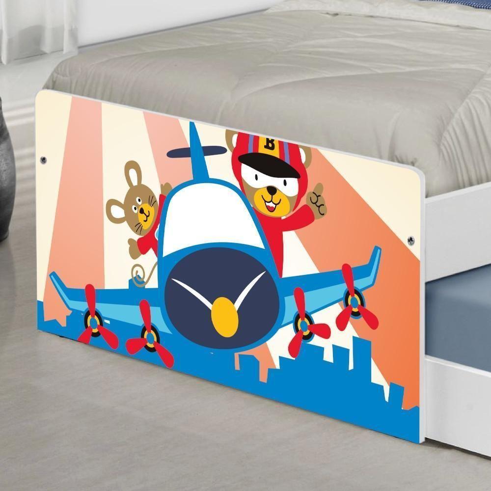 Bicama Juvenil Adesivada Patrulha Ursinhos Com Colchões - 5