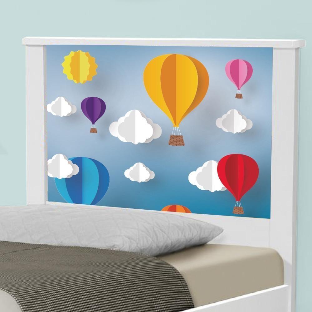 Cama Solteiro Adesivada Balão Com Colchão - 4