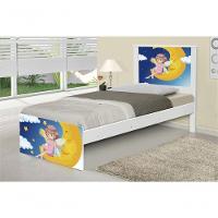 Cama Solteiro Adesivada Fadinha Encantada Com Colchão - 3