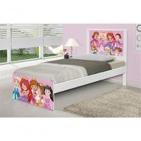 Cama Solteiro Adesivada Princesinhas Com Colchão - 3