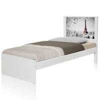Cama Solteiro Com Cabeceira Cidade Paris - 1