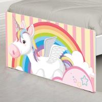 Cama Solteiro Adesivada Unicórnio Meigo Com Colchão - 5