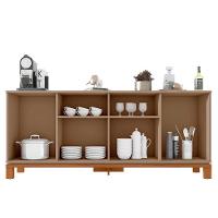 Buffet Aparador E Cristaleira Com Led Lucca Areia-freijó C01 - Mpozenato - 5