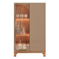 Buffet Aparador E Cristaleira Com Led Lucca Areia-freijó C01 - Mpozenato - 7