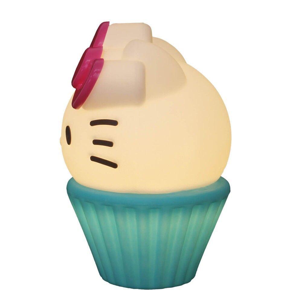 Luminária 3d Hello Kitty - Abajur Mágico Com Design De Bolo Azul Para Quarto Infantil - 3