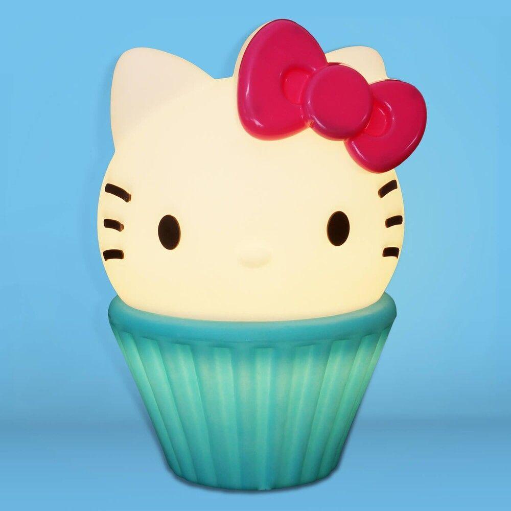 Luminária 3d Hello Kitty - Abajur Mágico Com Design De Bolo Azul Para Quarto Infantil - 4