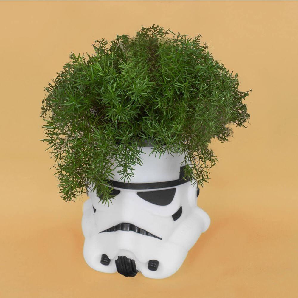 Cachepot Stormtrooper - Vaso Decorativo Star Wars Para Plantas E Estilo Galáctico - 2