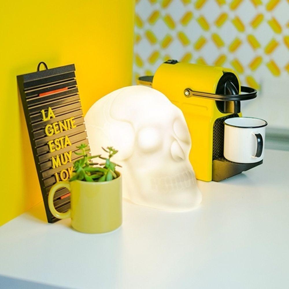 Luminária Crânio Estilosa: Iluminação Criativa Para Ambientes Ousados - 1