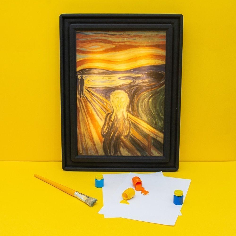 Luminária De Parede O Grito - Iluminação Artística E Moderna Para Ambientes Elegantes - 1