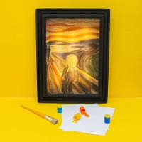 Luminária De Parede O Grito - Iluminação Artística E Moderna Para Ambientes Elegantes - 1