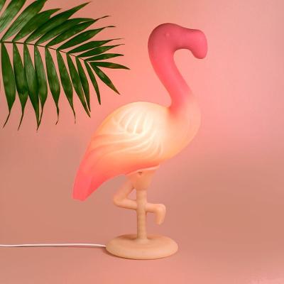 Luminária De Piso Flamingo Verano Colorido Para Decoração Moderna