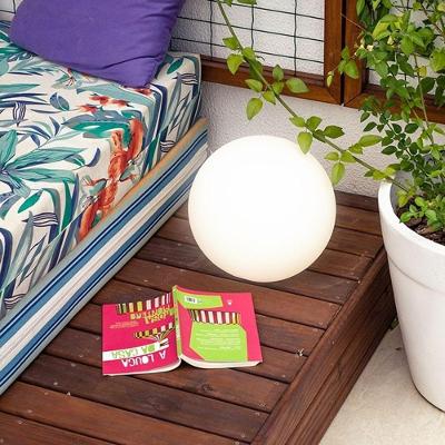 Luminária Esfera Led Multicolorida Com Controle Remoto Para Ambientes Modernos