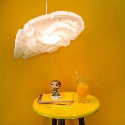 Luminária Pendente Millennium Falcon Star Wars - Decoração Galáctica