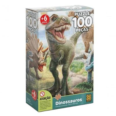 Puzzle 100 Peças - Grow - Dinossauro