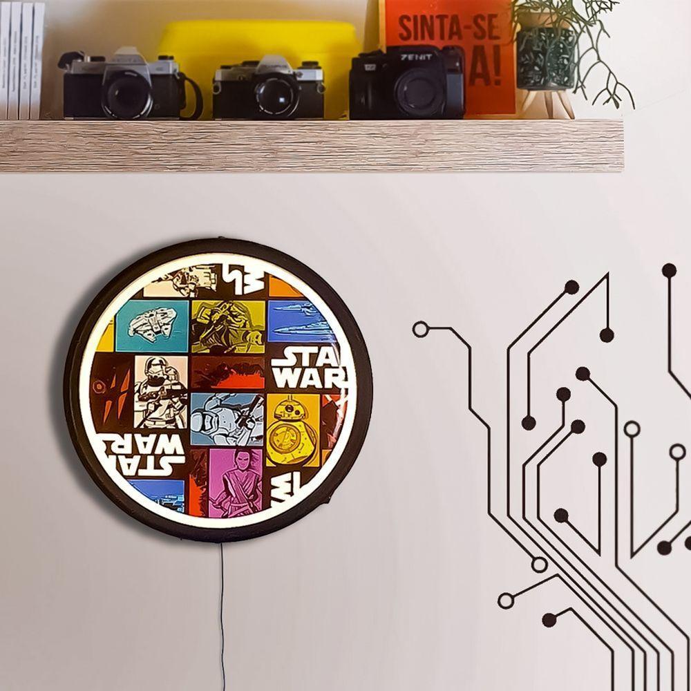 Luminária Led Galáxia Star Wars Para Decoração Intergaláctica - 1