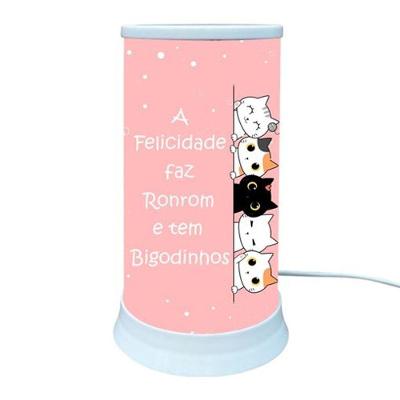 Luminária De Mesa Hug Cute Gatitos