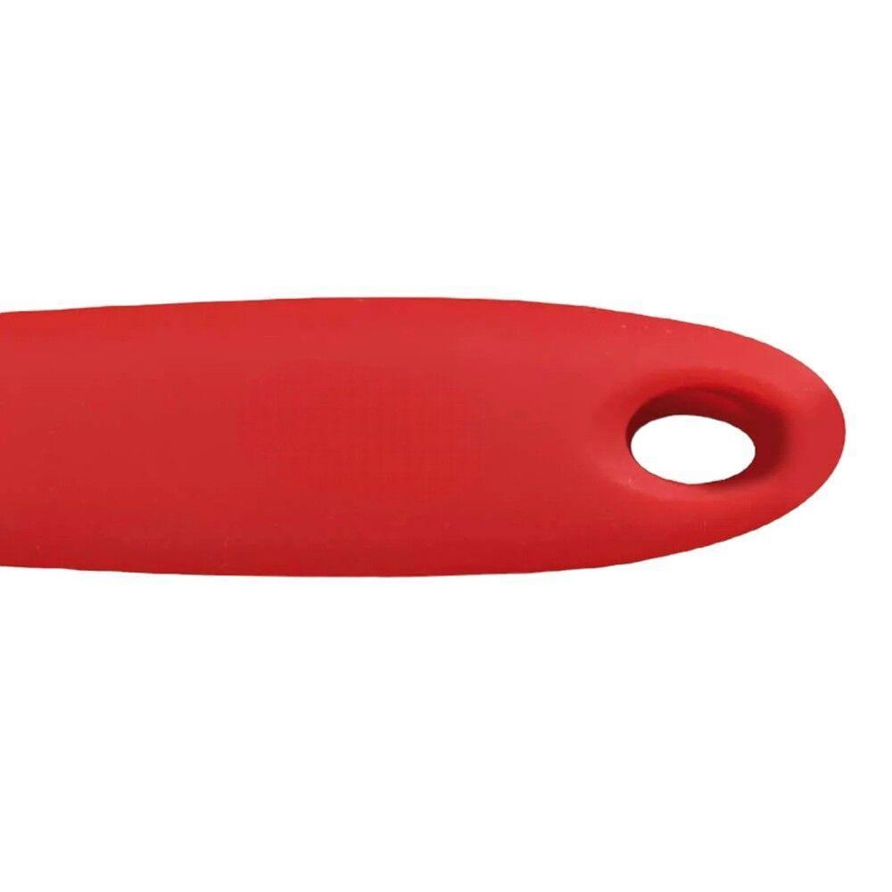 Espátula De Silicone Vermelha Com Suporte - 27cm Para Coberturas E Preparos - 3