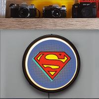 Luminária Led De Parede Superman - Decoração Temática Moderna E Estilosa - 1